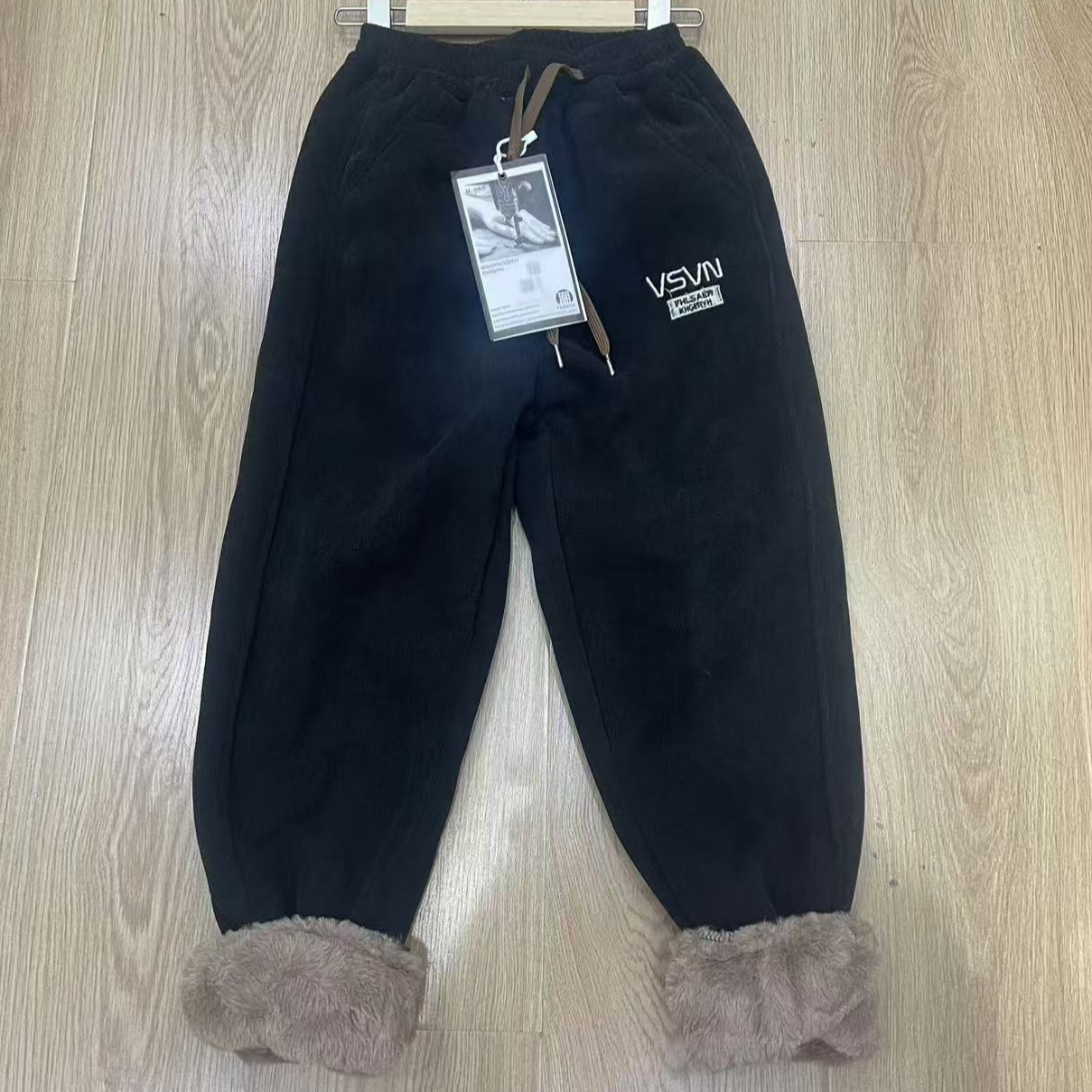 精品童装冬款休闲裤加厚