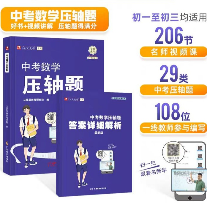 中考数学压轴题带课程