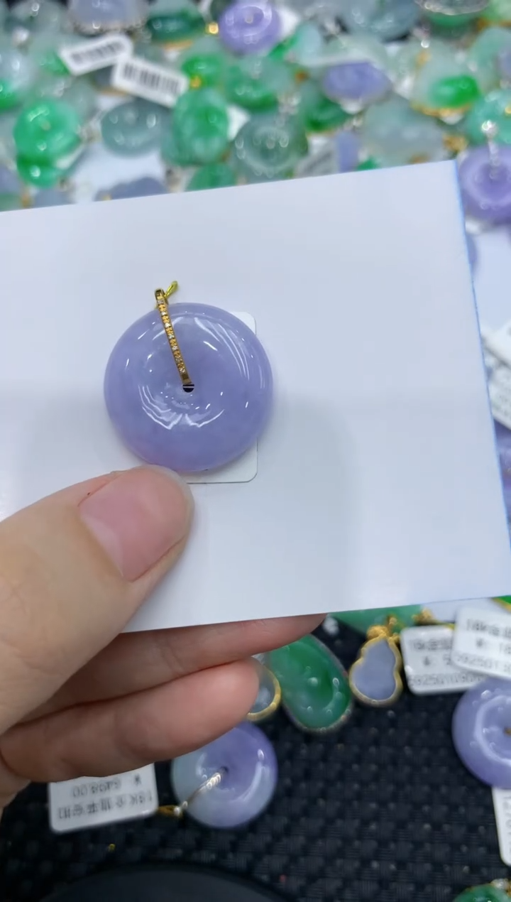 【闪购商品】翡翠颈饰18K金镶嵌111111111111