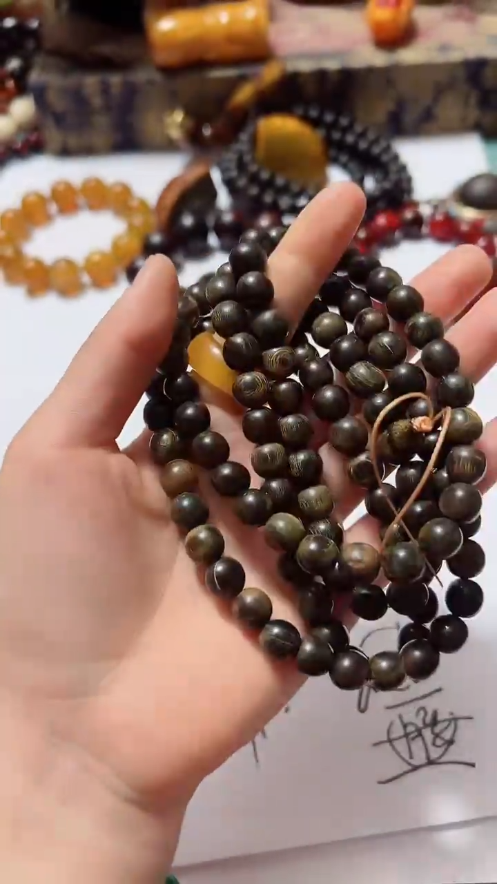 香榧木木质长串108