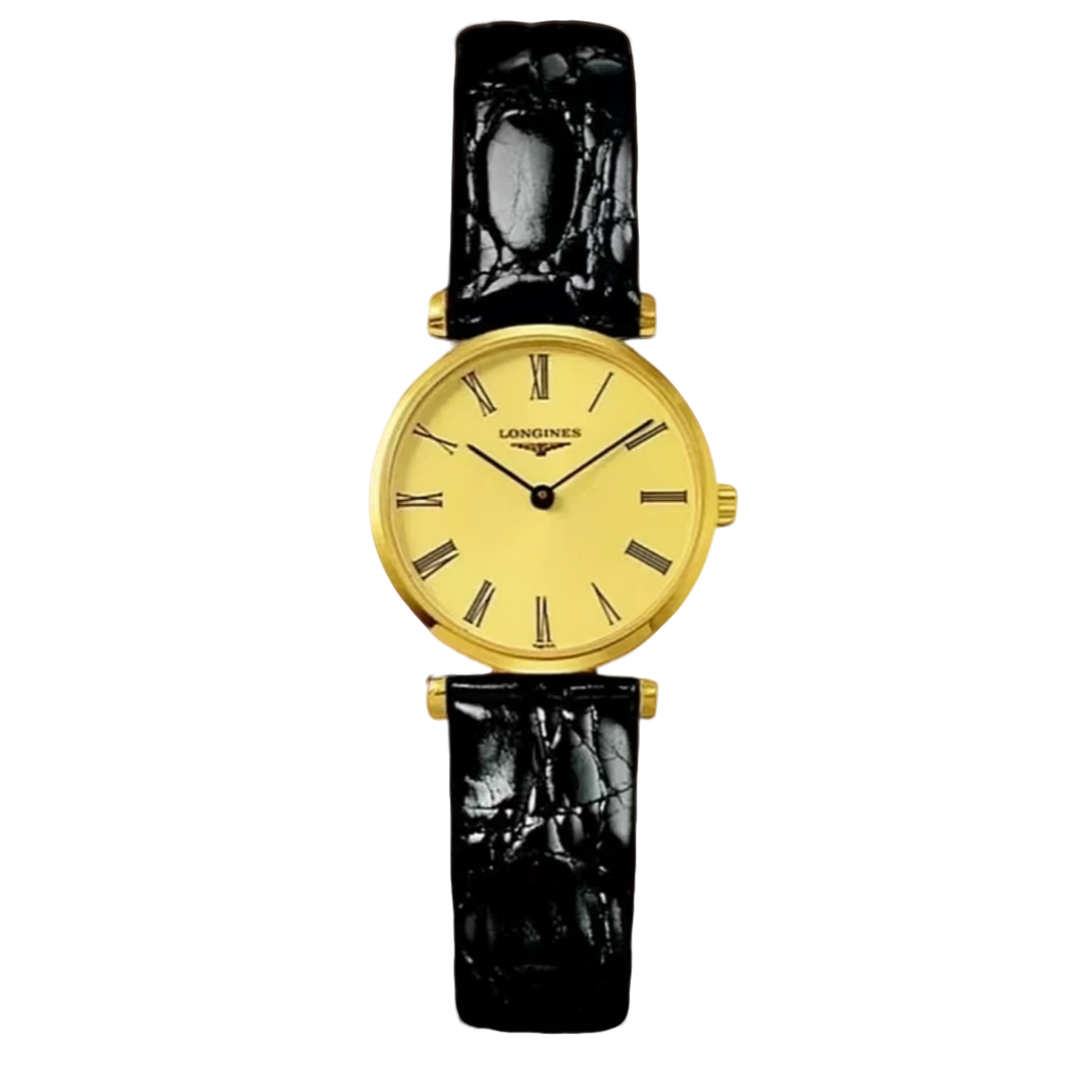 99新 Longines/浪琴 全套嘉岚女款L4.135.2/24表径石英/金盘罗马