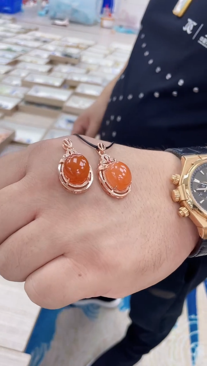 吊坠(不含链)未镶嵌南红玛瑙HJ-H840A167-多样性发其一