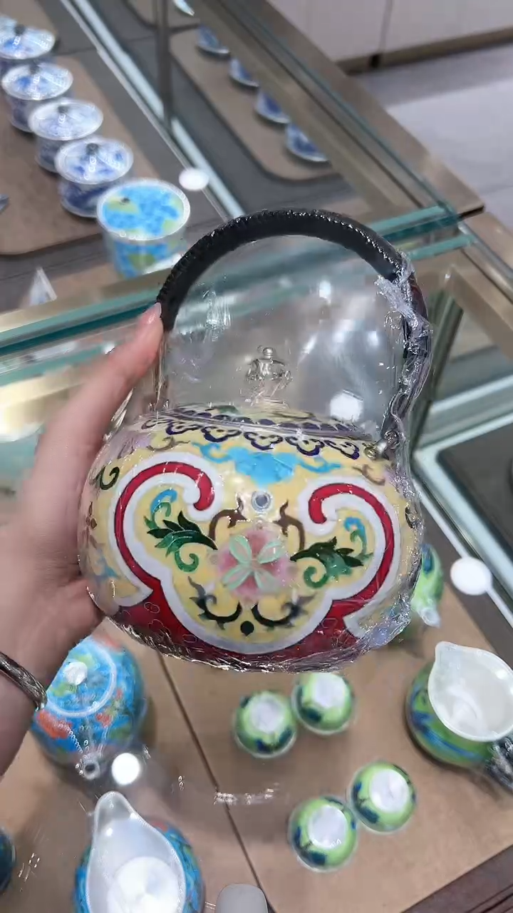 【闪购商品】足银999如意莲莲提梁壶约507克