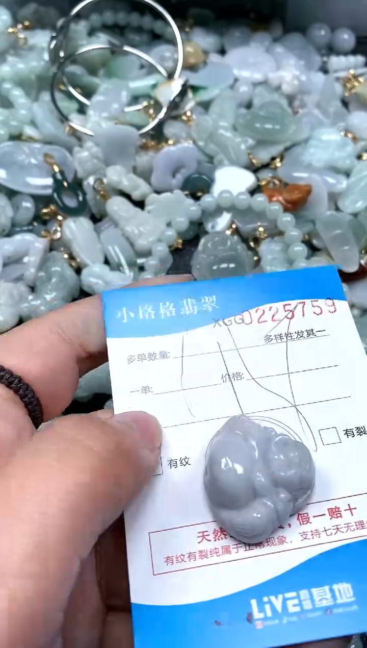 【闪购商品】翡翠颈饰未镶嵌闪购商品0225759