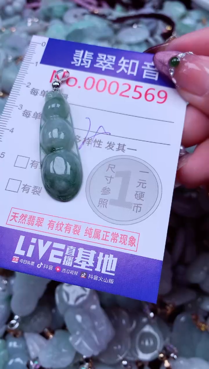 吊坠(不含链)未镶嵌翡翠2569