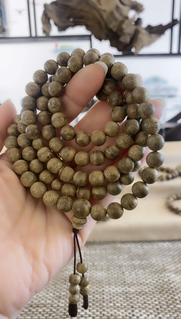 【闪购商品】沉香手串海南莺歌岭老料9X108MM多圈