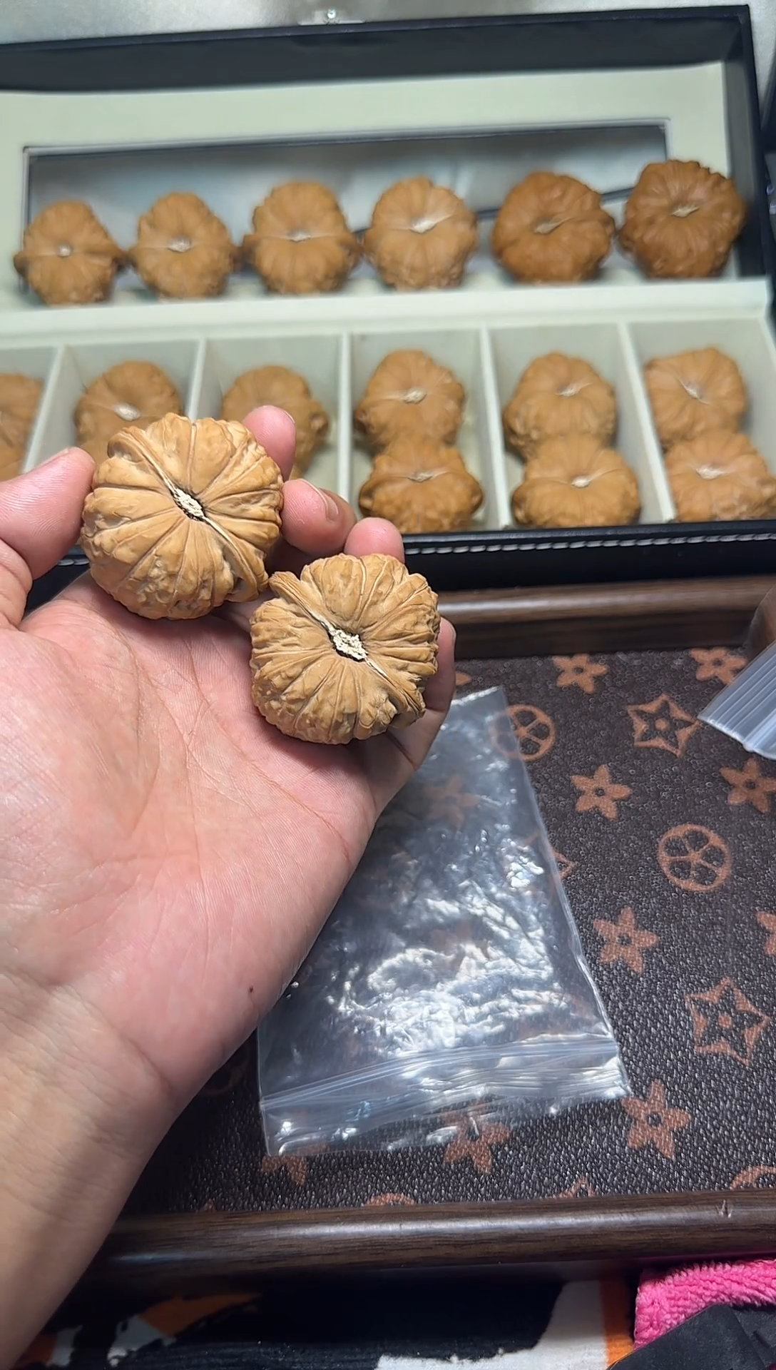 把件文玩核桃45尺全品未打底