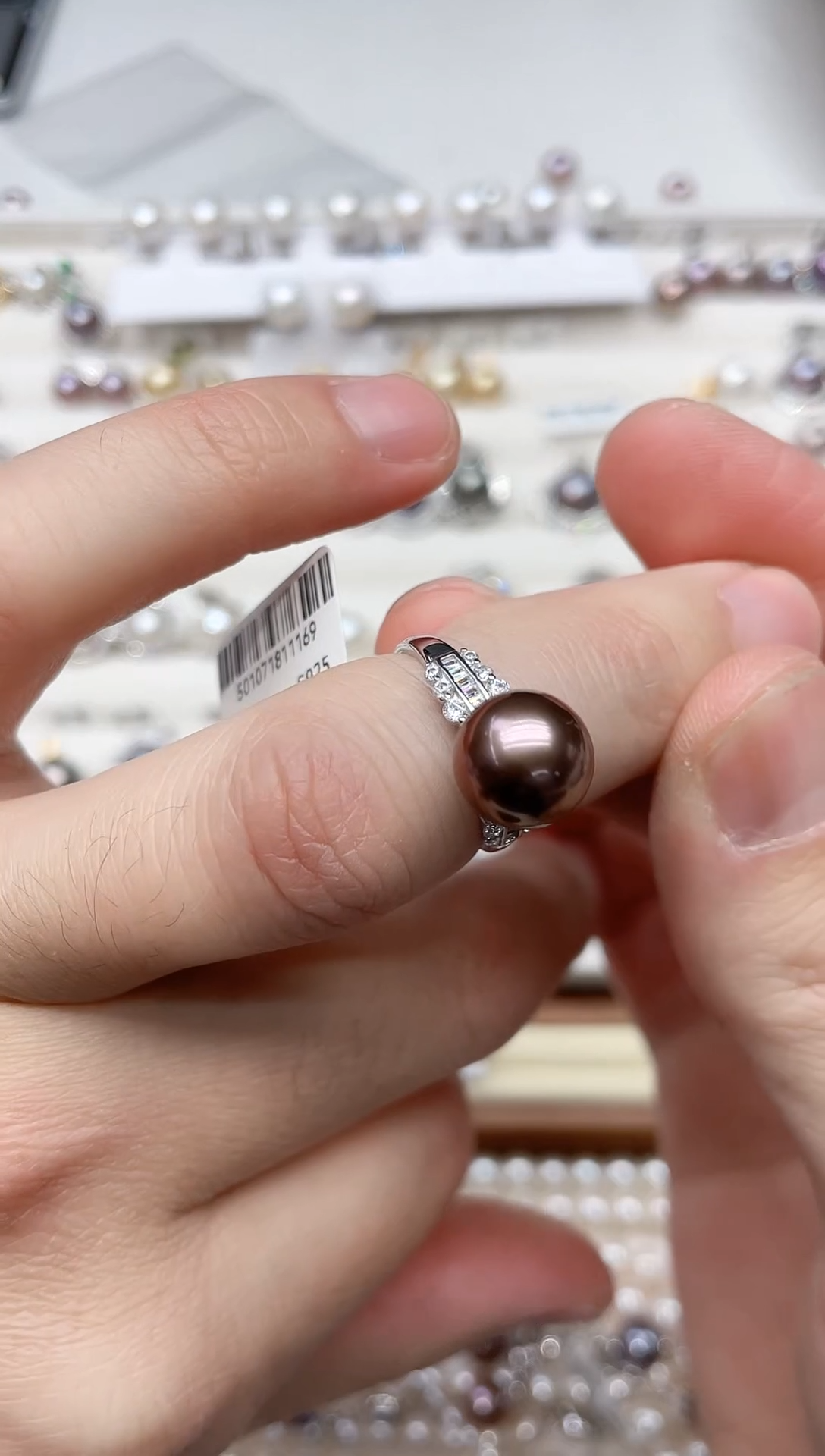 【闪购商品】淡水珍珠戒指银S925镶嵌戒指