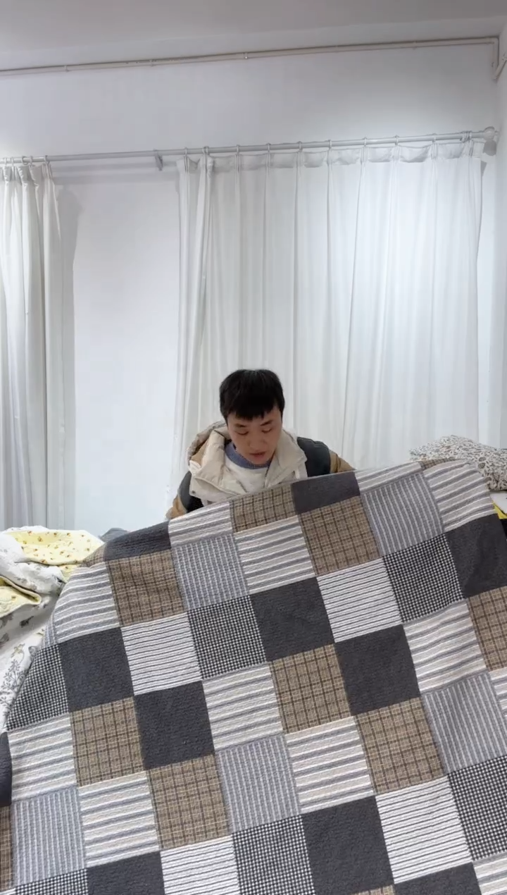 棉230*250纯棉床盖130号微瑕