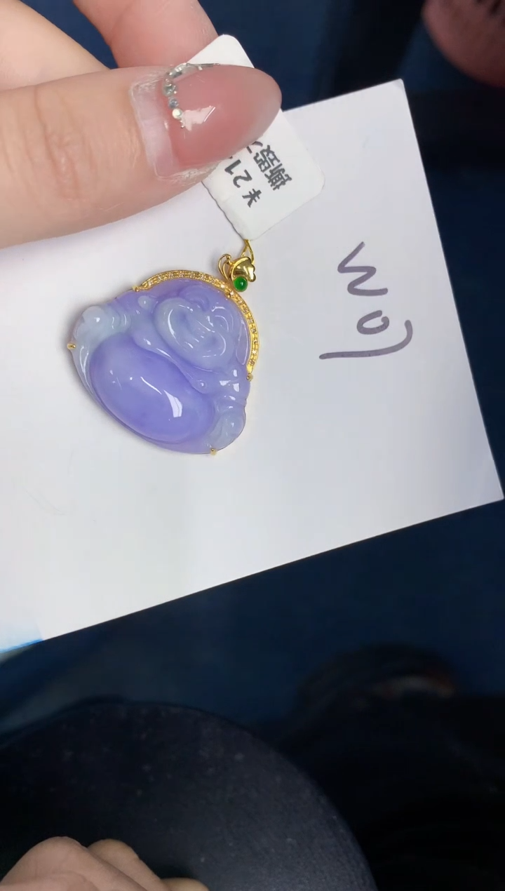 【闪购商品】翡翠颈饰18K金镶嵌000000000