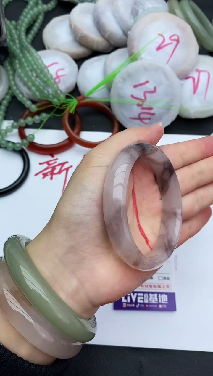 未镶嵌手镯石英质玉314+59/60