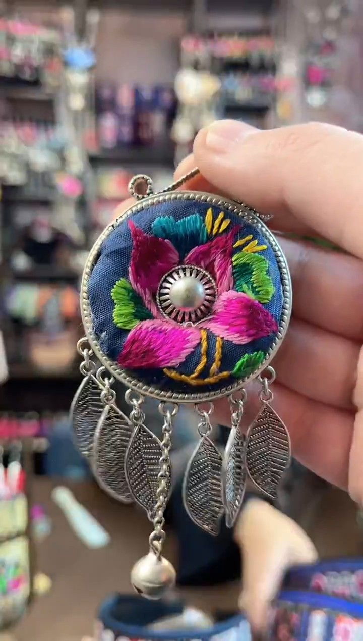 织绣 民族风手工非遗老绣饰品631