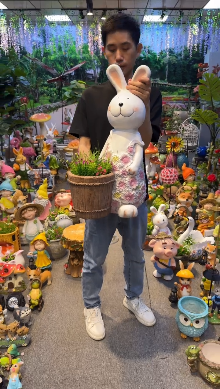 无花朵花园庭院摆件&00&