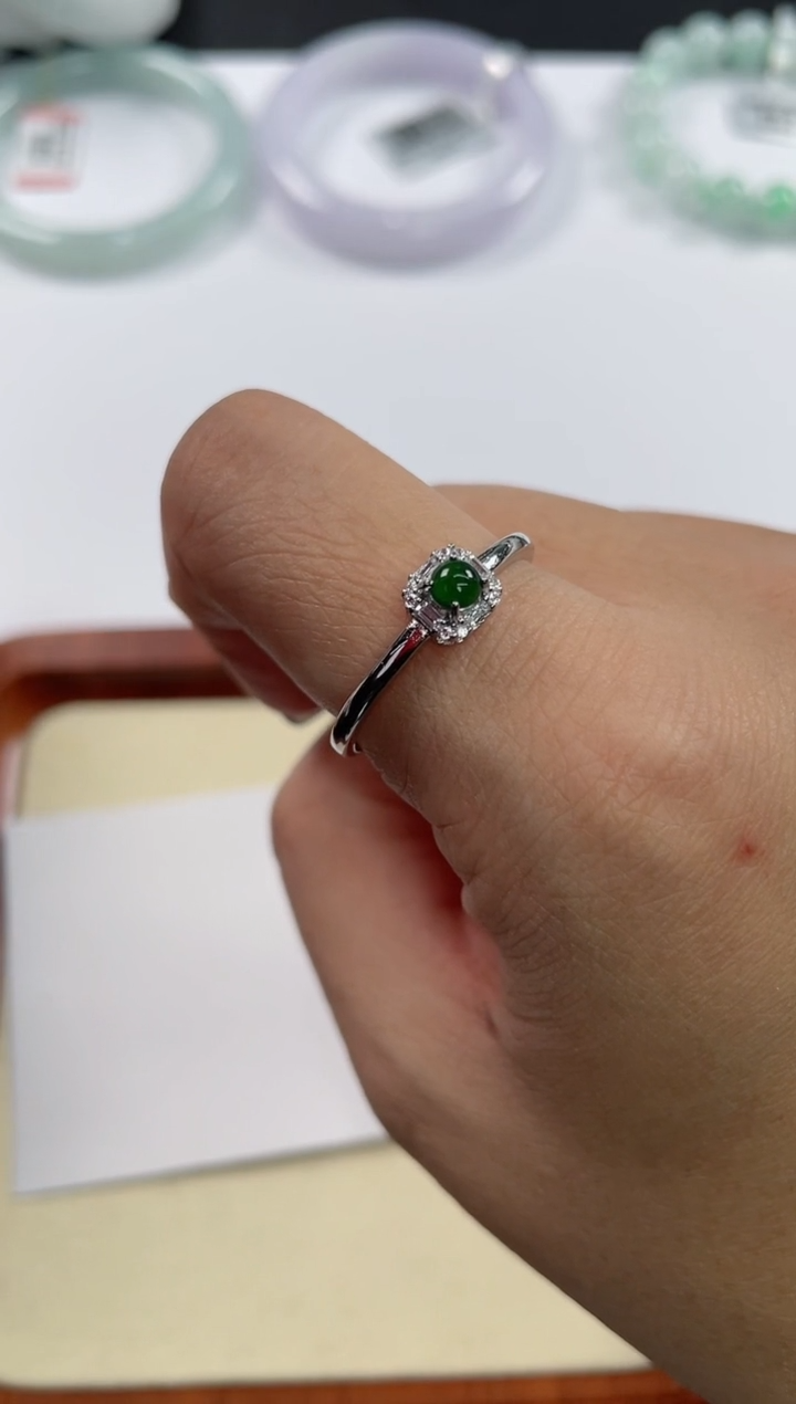 未镶嵌戒指翡翠基地发货H