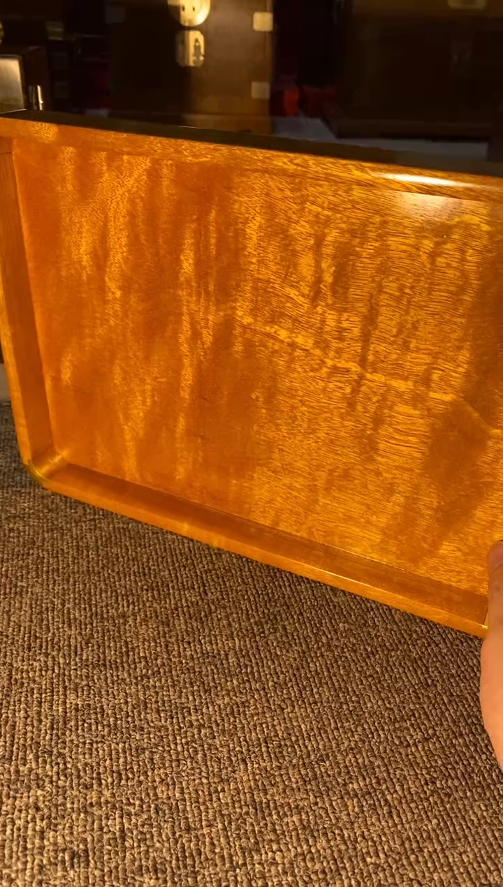 【闪购商品】金丝楠木艺金丝楠文承盘F18