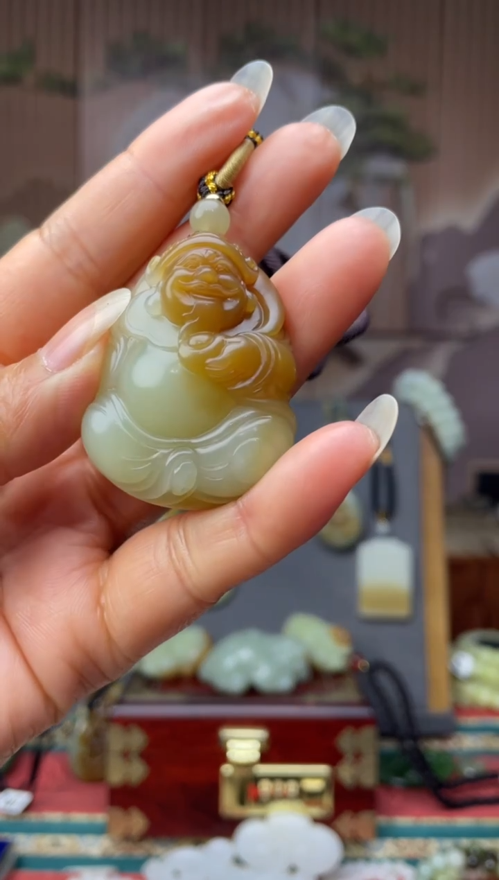 颈饰未镶嵌和田玉拍一发一