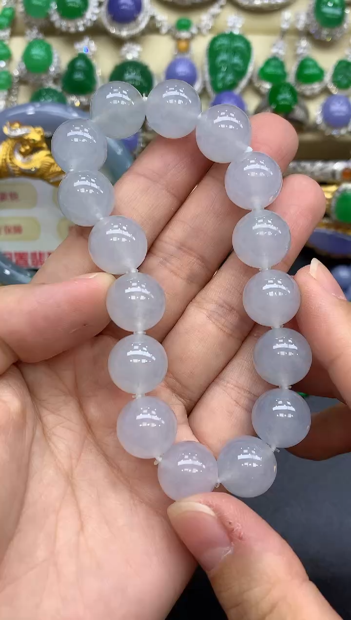 未镶嵌手串翡翠388-中国好珍宝