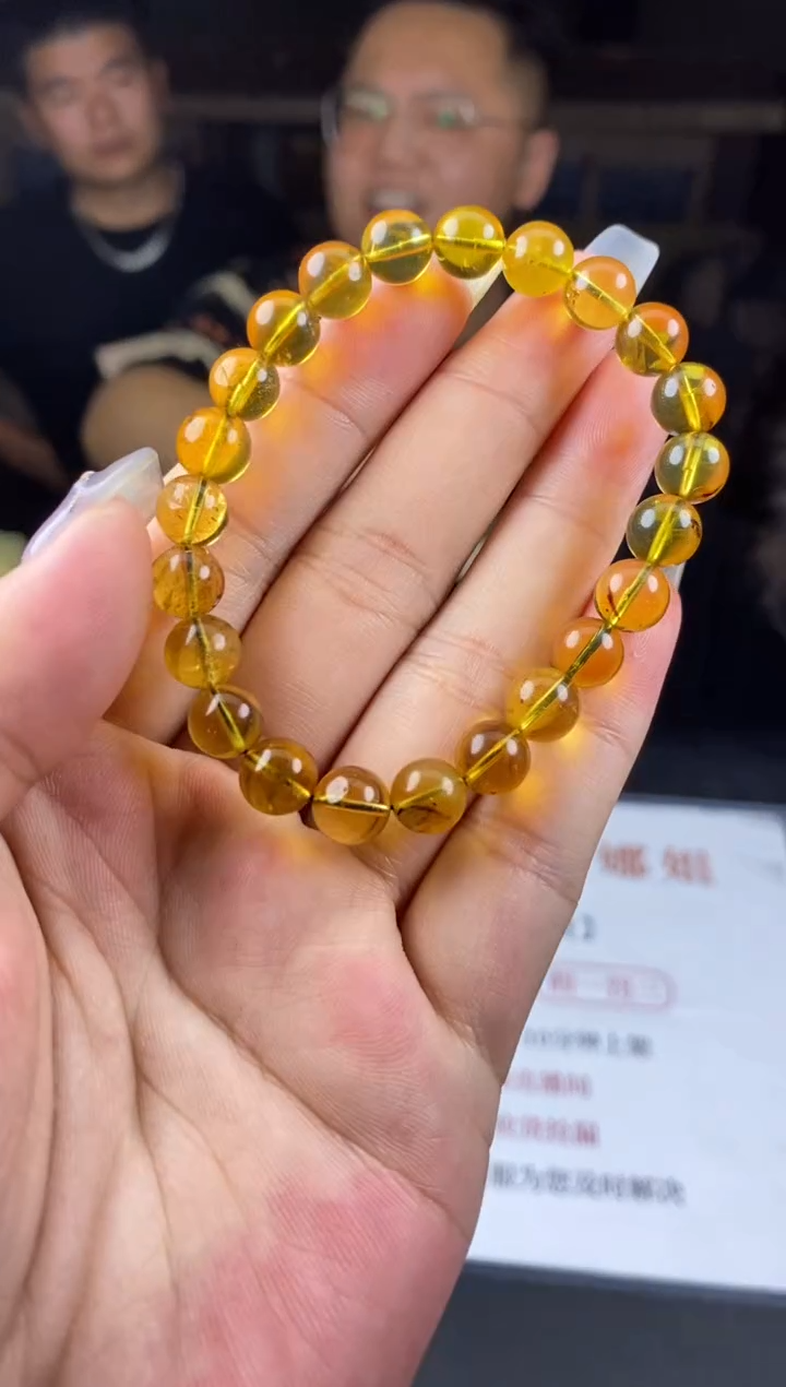 未镶嵌琥珀手串多样性-手串-S3813