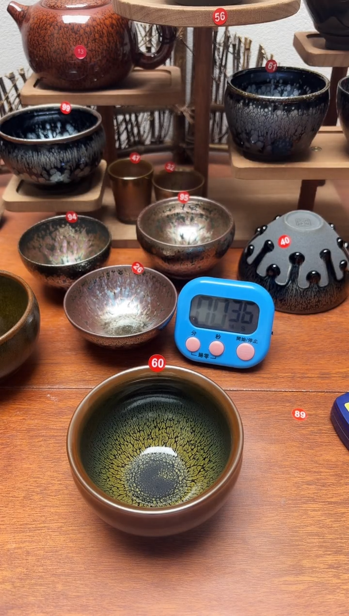 茶盏丹***宝60号建盏工匠茶器