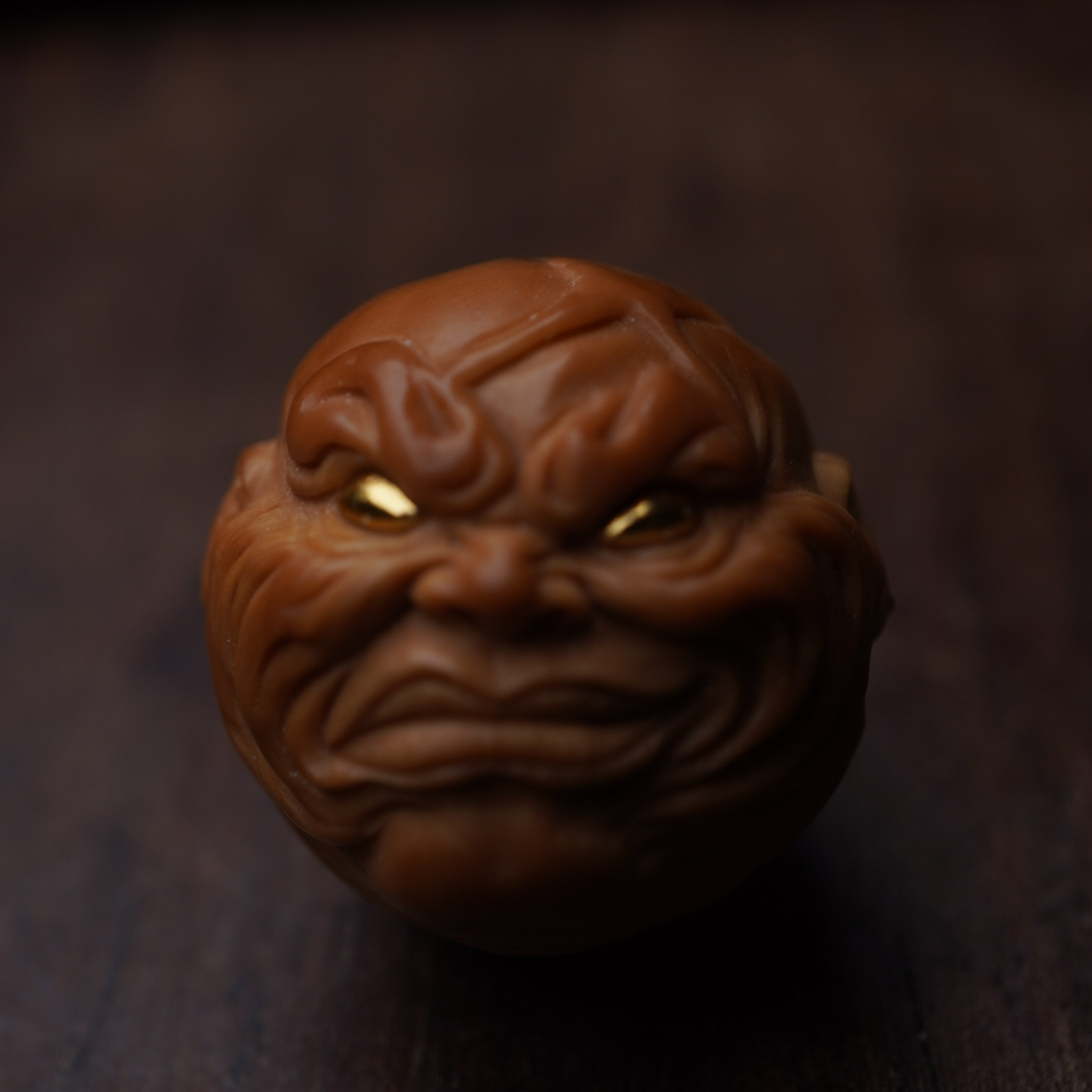 【热爱】刀疤金眼僧 猴头核桃