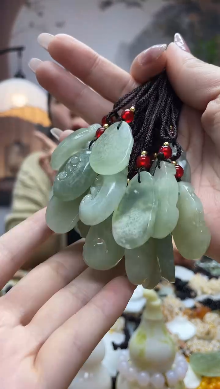 未镶嵌岫玉吊坠多样性发货拍一发一