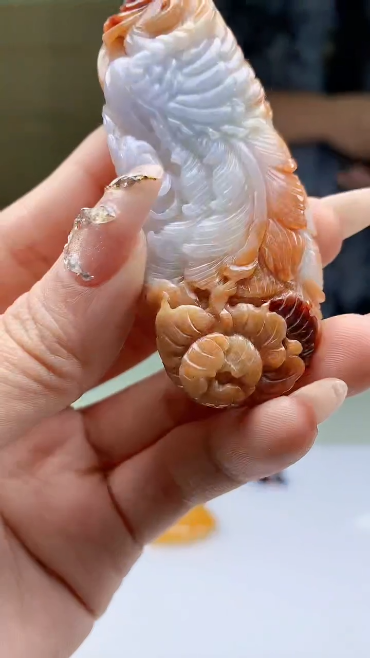 【闪购商品】定制翡翠未镶嵌4688ty-毛货挂件185