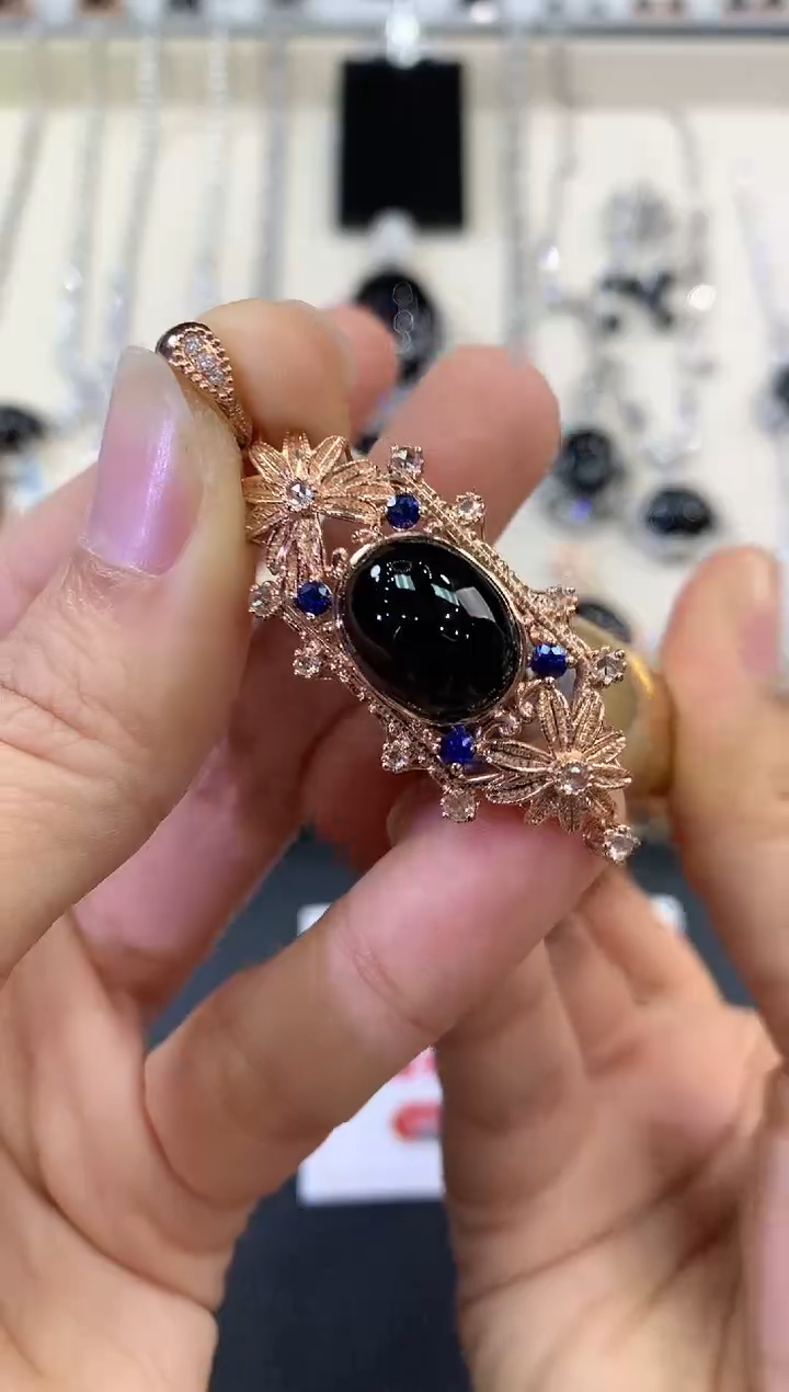 【闪购商品】翡翠项链18K金镶嵌w78不退换