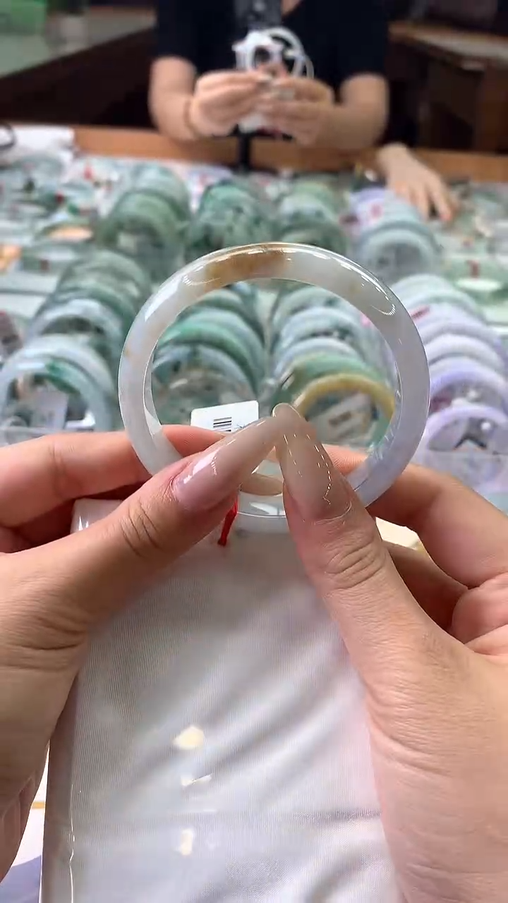 未镶嵌手镯翡翠黄翡正圈 59 60 3