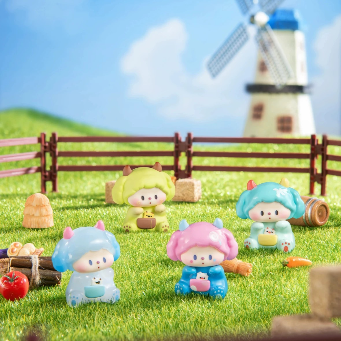 【雯雯拆盒】噜噜狗牧场物语萌粒盲盒手办