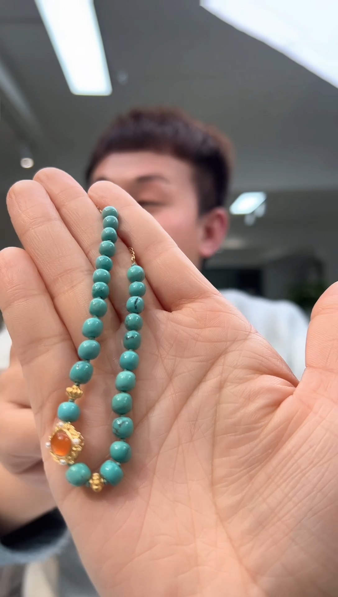 【闪购商品】绿松石银S925镶嵌手链发货一件