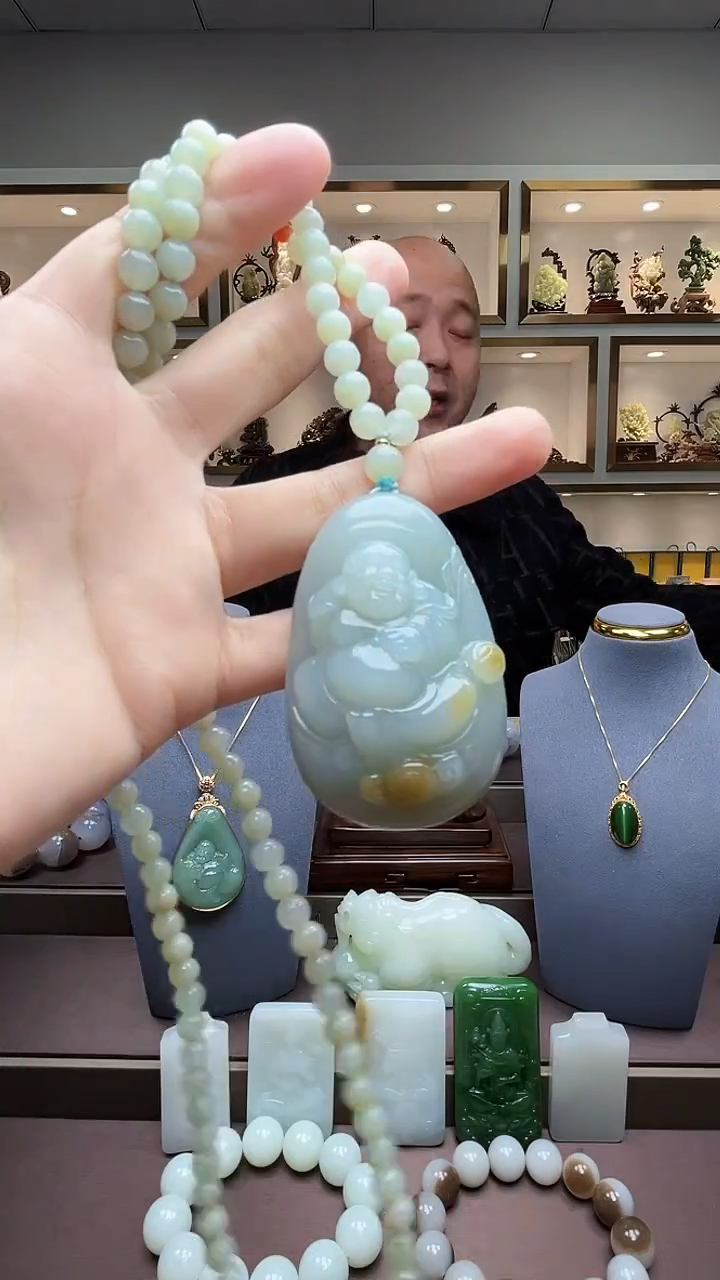 【闪购商品】和田玉颈饰未镶嵌苏