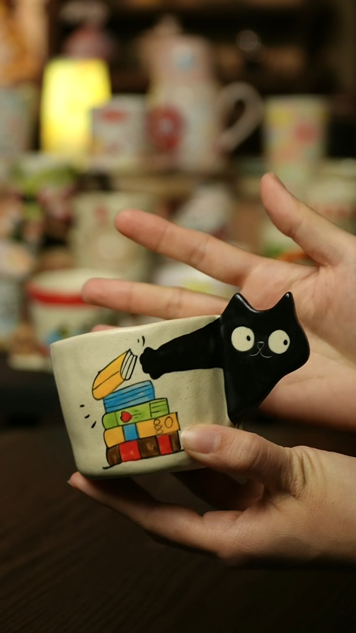 【闪购商品】杯子陶瓷景德镇高温釉下彩&A853