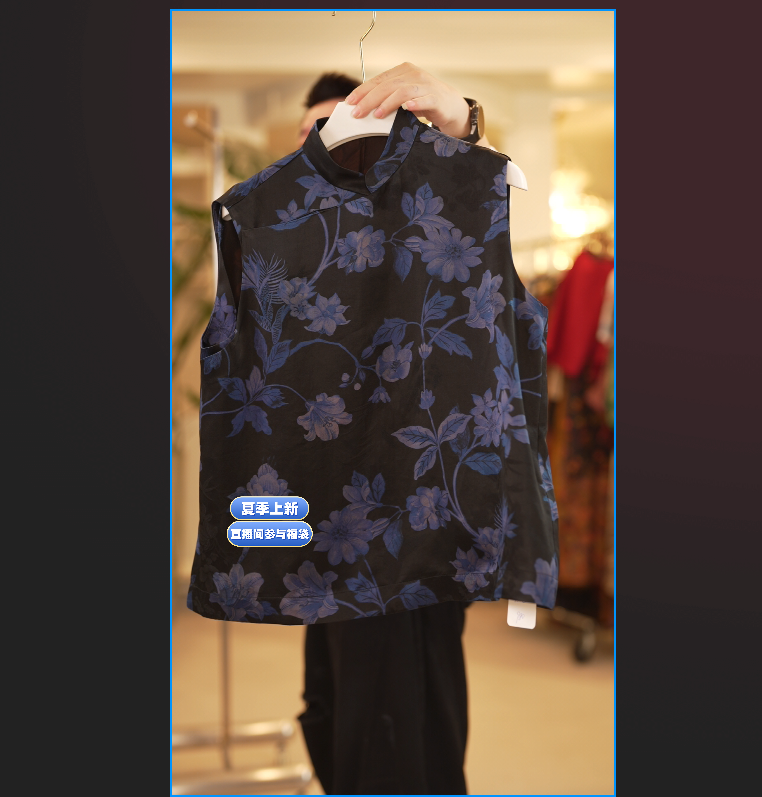 2025文哥工作室新品女夏季高定设计休闲时尚上衣马甲XJN-8T-3156