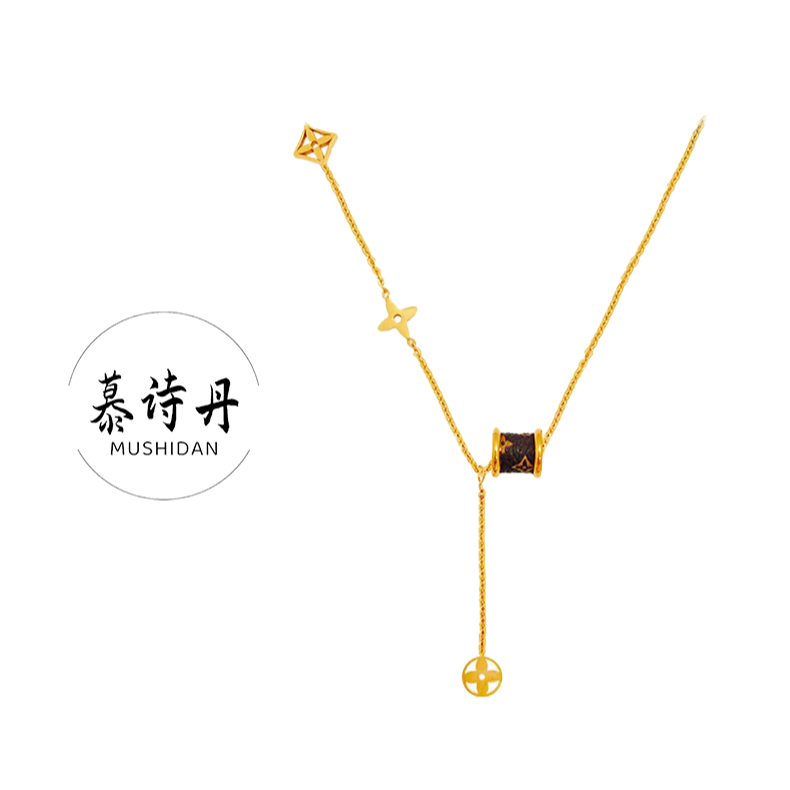 铜合金项链 新款气质设计高级小蛮腰项链