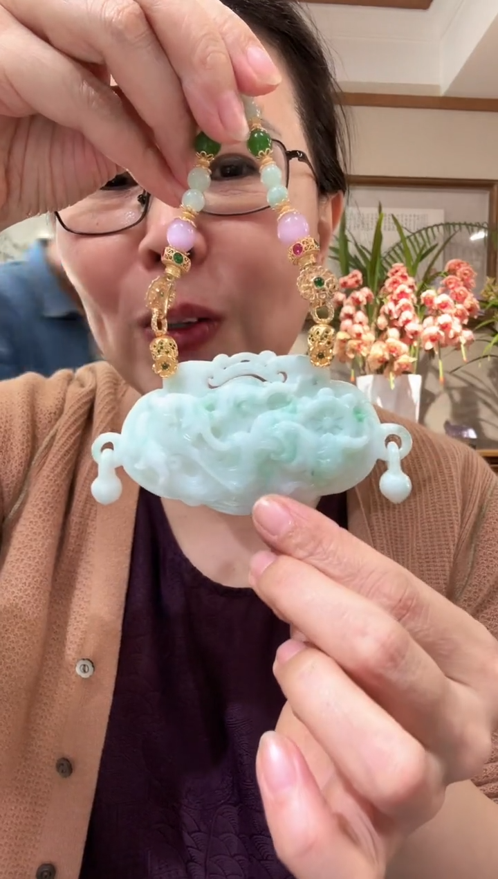 【闪购商品】翡翠颈饰未镶嵌国风