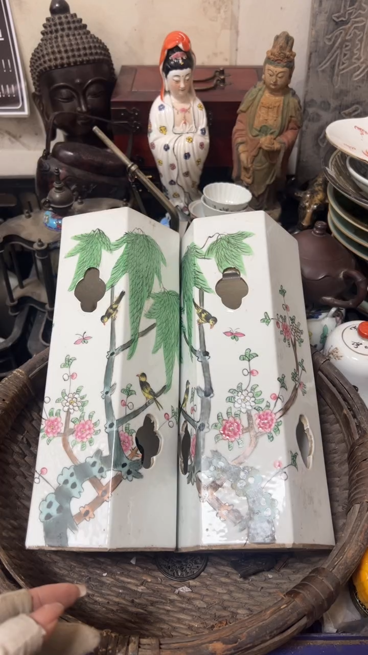 陶瓷情****浓帽桶摆件，看好在拍