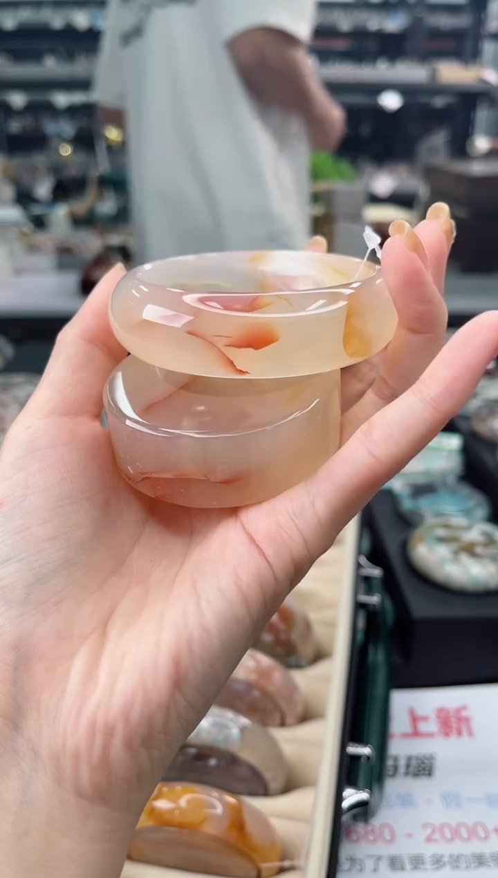 【闪购商品】石英质玉手镯未镶嵌60圈口（赠品镯心）6541665