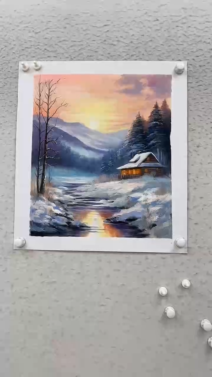 国画油画 麻布 约50-60厘米