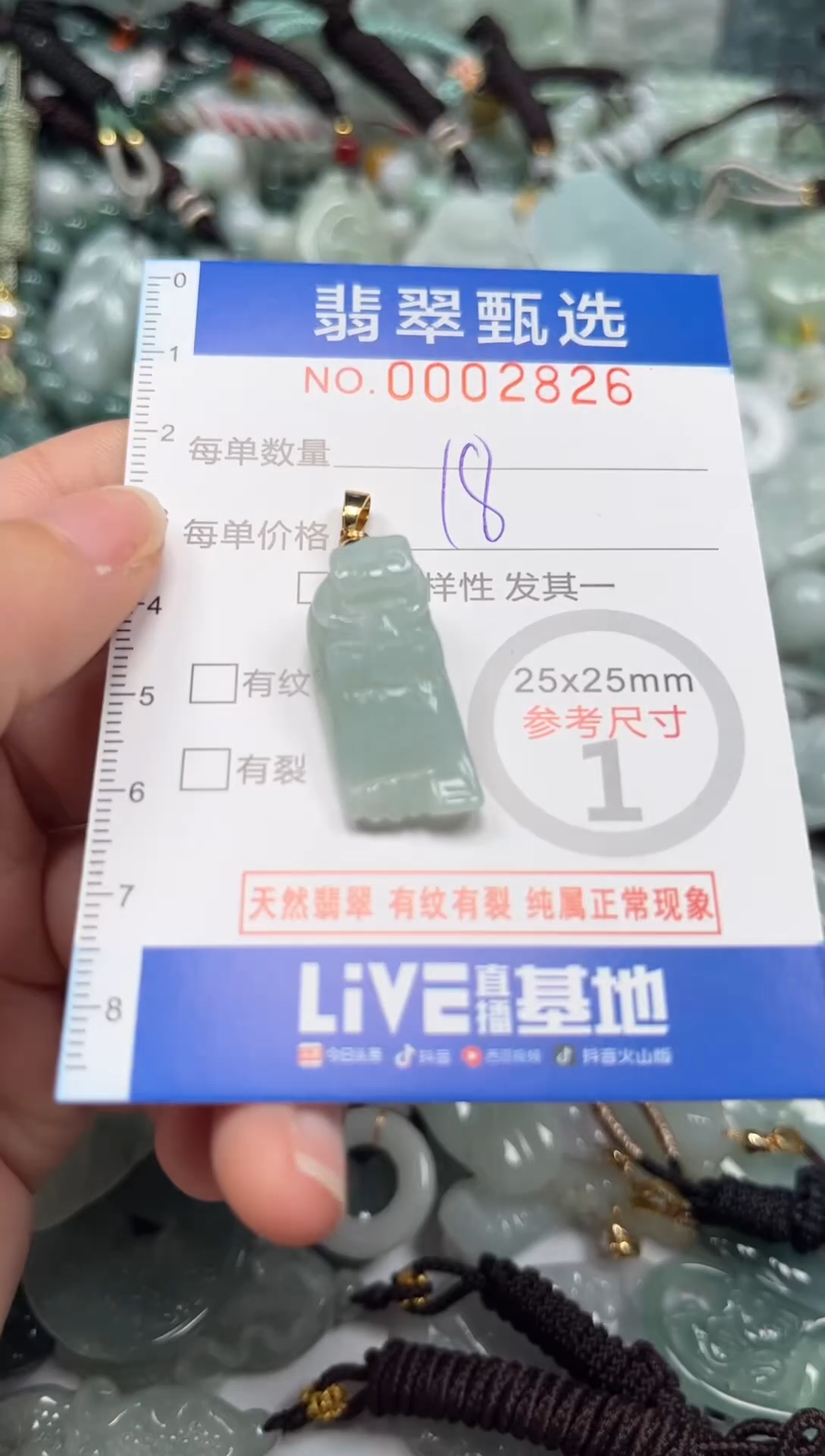 【闪购商品】翡翠颈饰未镶嵌00..2826