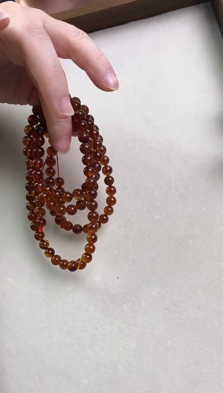 【闪购商品】琥珀颈饰未镶嵌灵草珀紫7+108