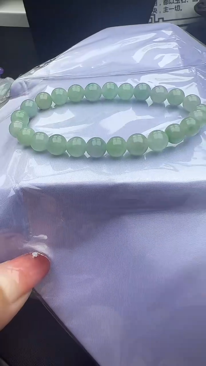 未镶嵌手串翡翠玉珠