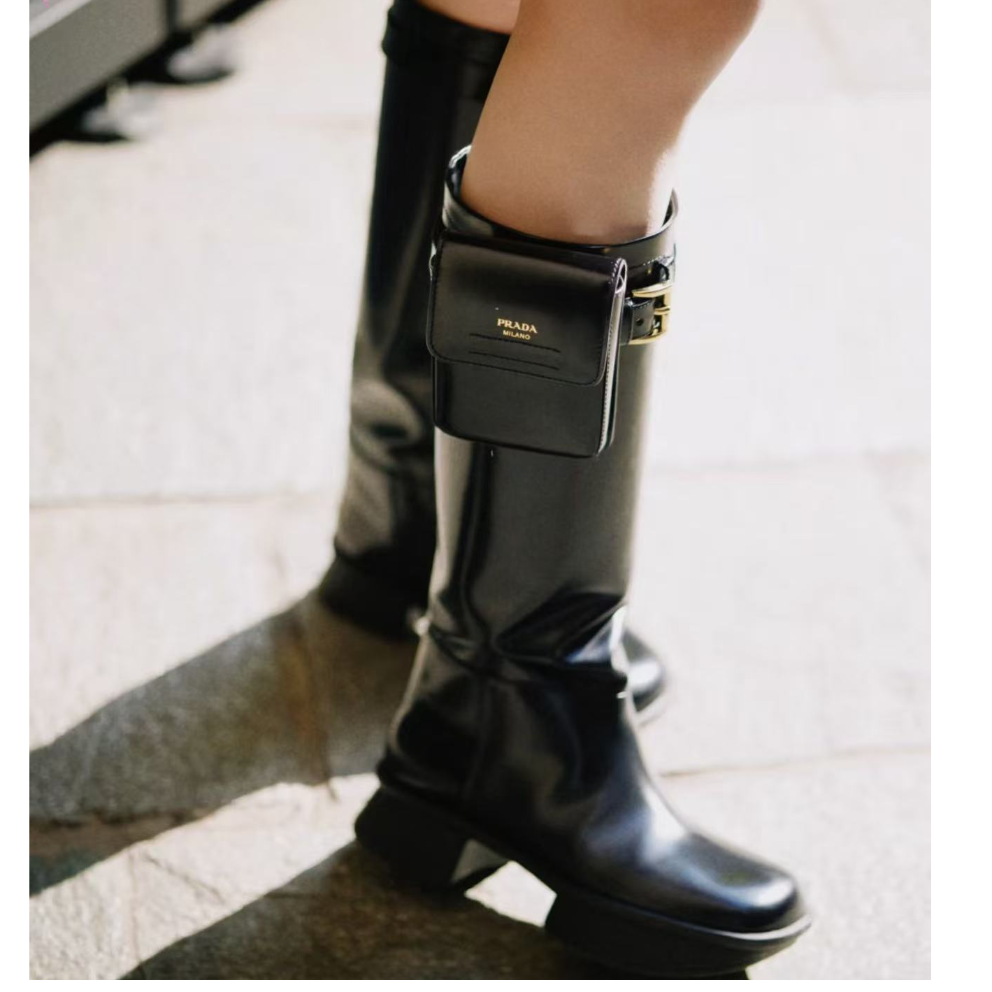 未使用 Prada/普拉达 /六六/女款长靴