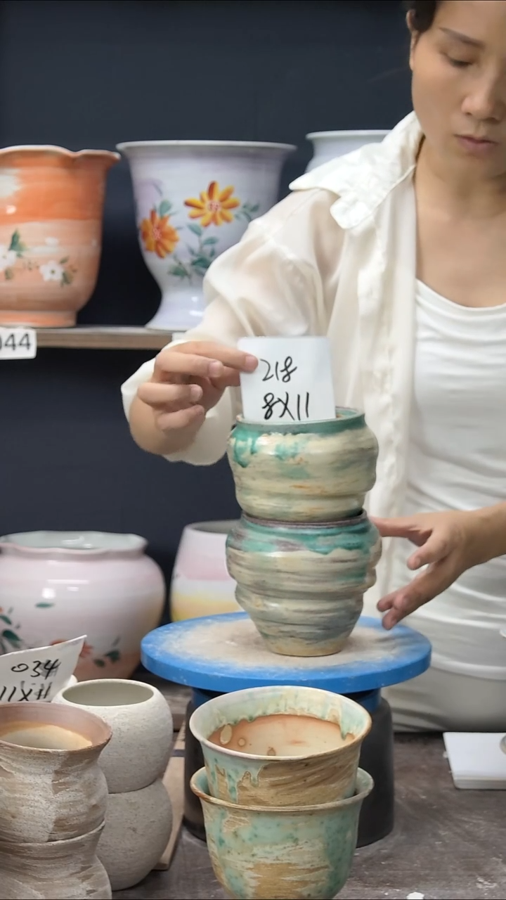 景德镇花盆默认微瑕218