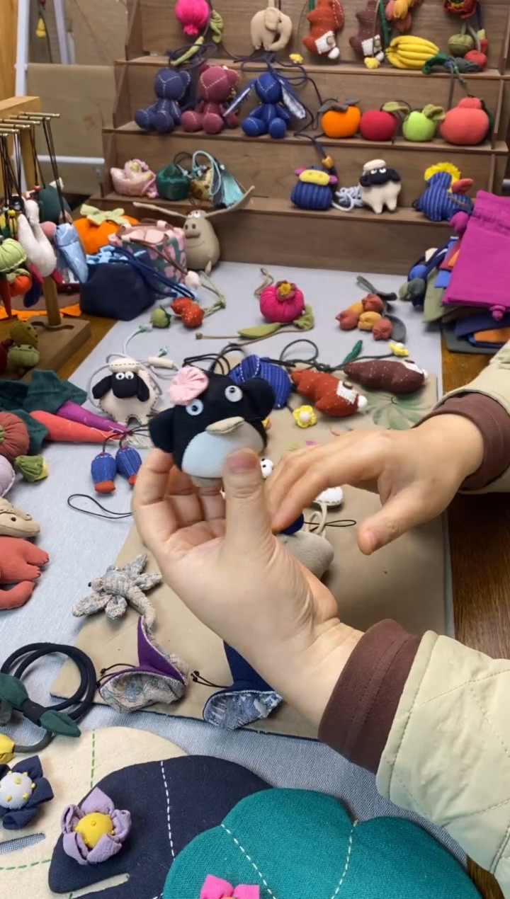 布艺企鹅 挂件配件