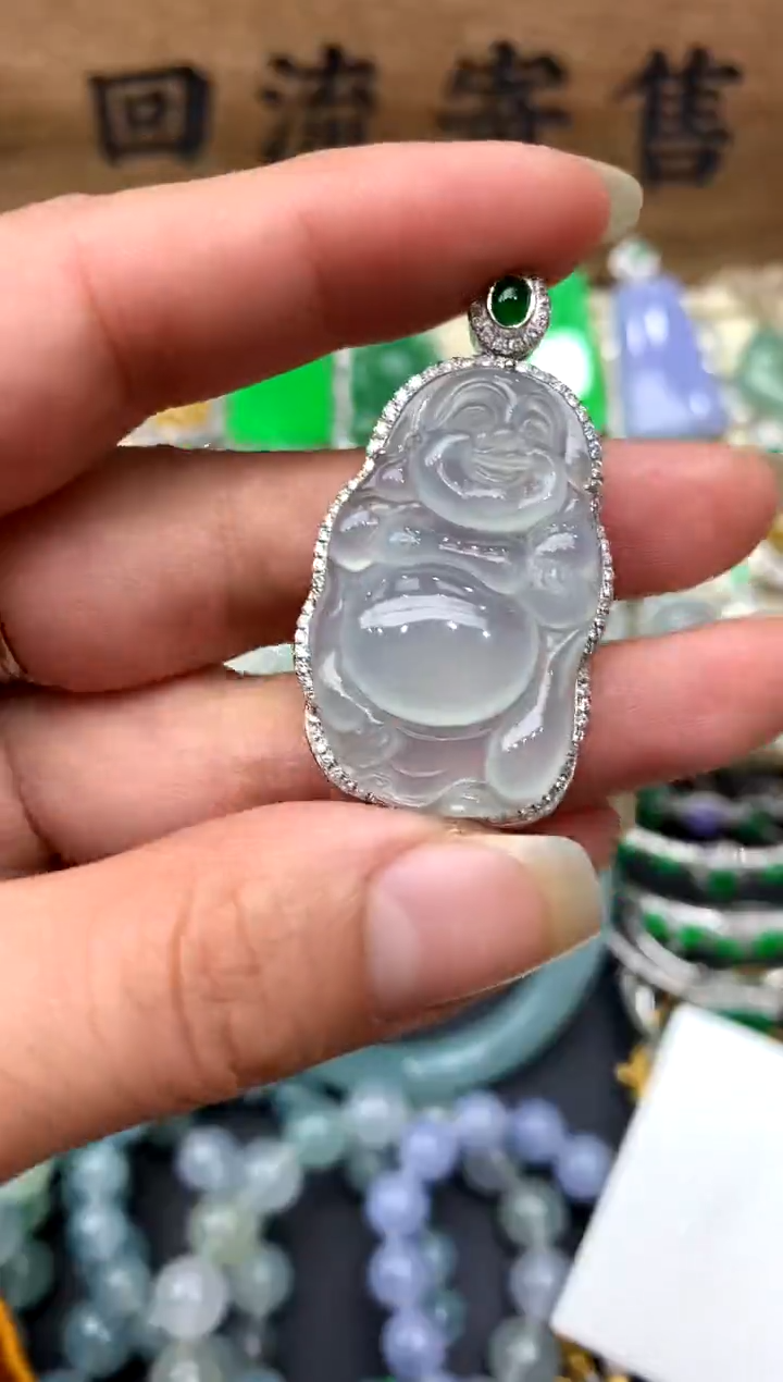 【闪购商品】翡翠颈饰18K金镶嵌329-中国好珍宝