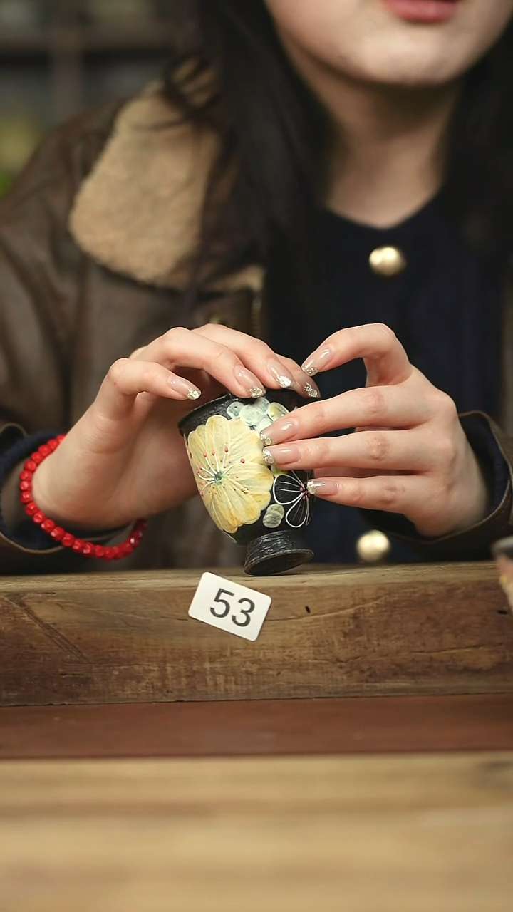 设计师手作款！！花满溪系列/杯