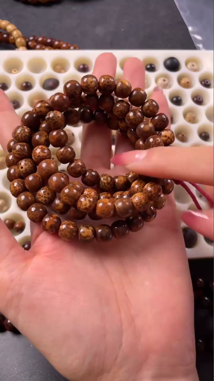 【闪购商品】星月菩提吊坠精工级浅珀桶珠9*8长串