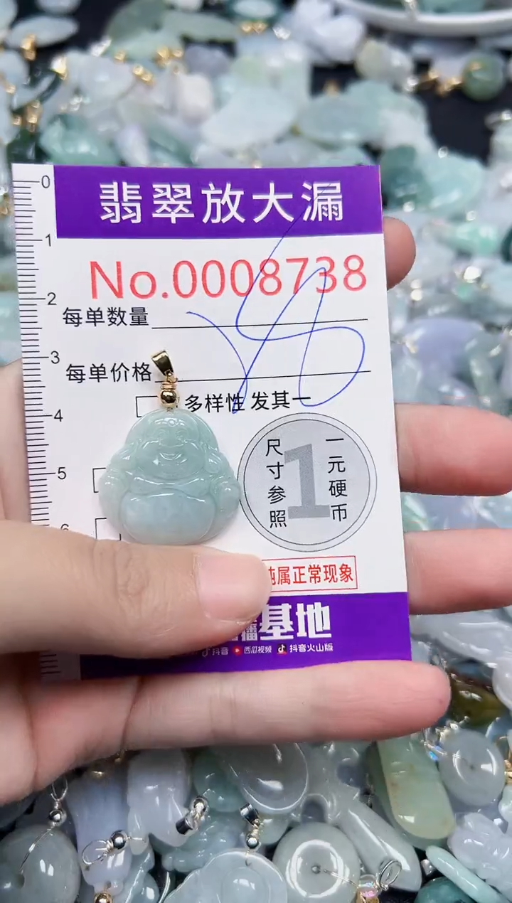 颈饰未镶嵌翡翠8738