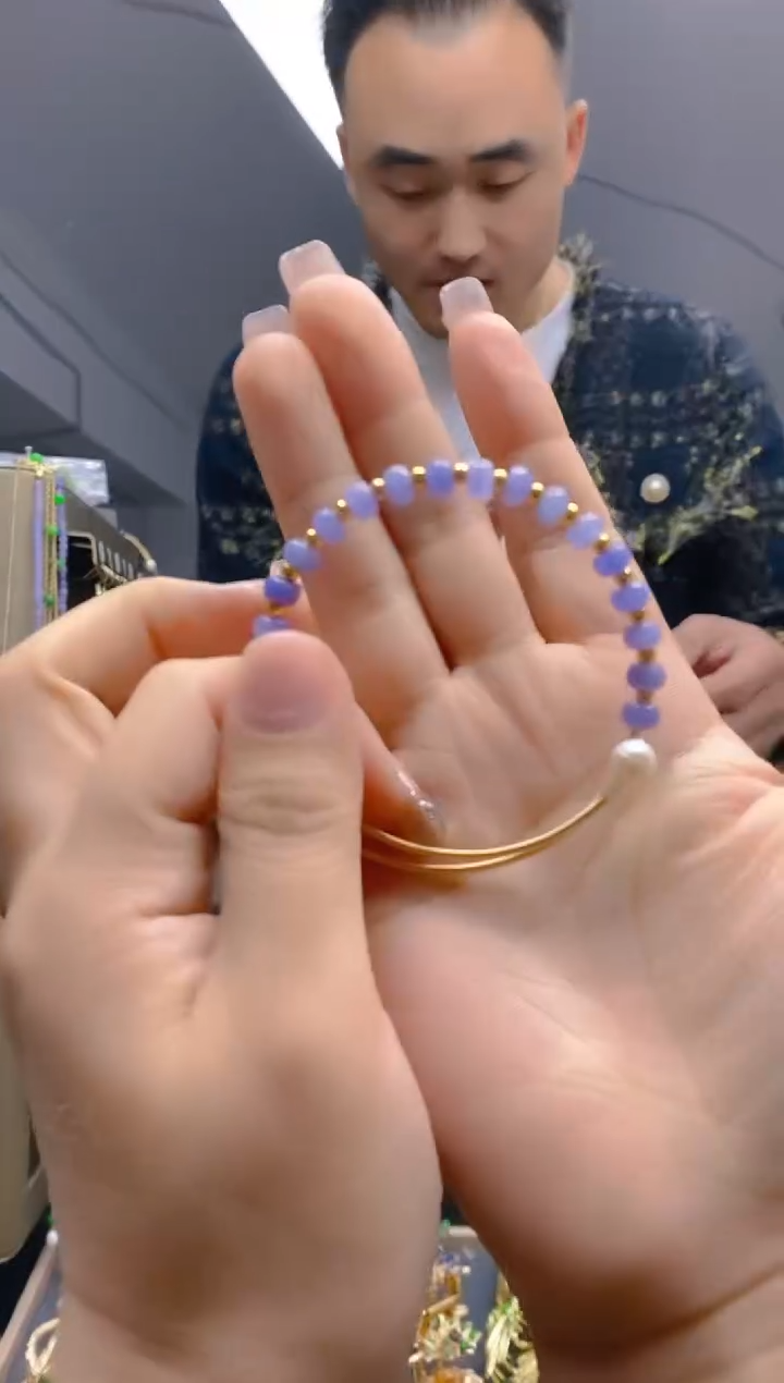 【闪购商品】翡翠耳饰合金213翡翠手镯