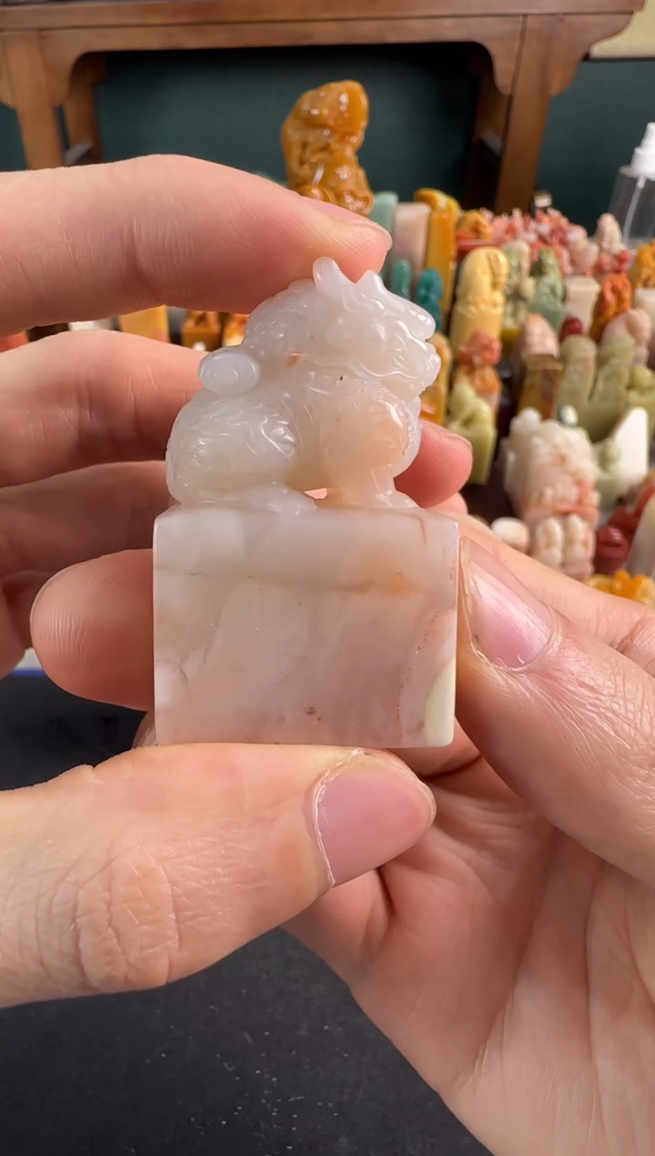 【闪购商品】青田石印石包四字6992